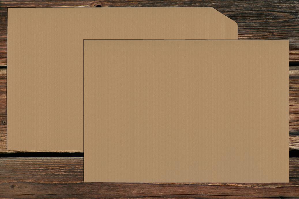 Versandtaschen 220x312 mm Nassklebend Recycling Kraft Braun 130 g/qm